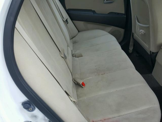 KMHDU46D88U400881 - 2008 HYUNDAI ELANTRA GL WHITE photo 6