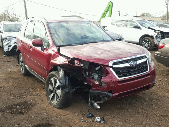 JF2SJAGC8HH811653 - 2017 SUBARU FORESTER 2 RED photo 1