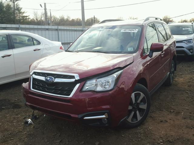 JF2SJAGC8HH811653 - 2017 SUBARU FORESTER 2 RED photo 2