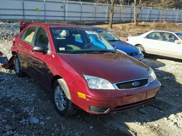 1FAFP34N96W237367 - 2006 FORD FOCUS ZX4 MAROON photo 1