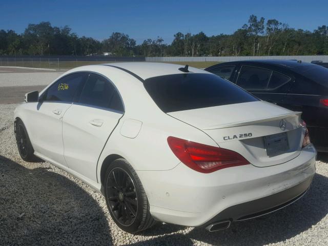 WDDSJ4EB4EN133299 - 2014 MERCEDES-BENZ CLA 250 WHITE photo 3