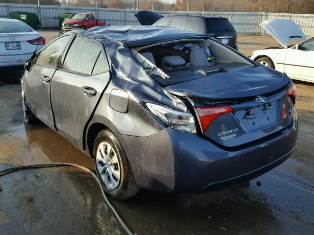 2T1BPRHE1HC817715 - 2017 TOYOTA COROLLA LE 灰色 照片 3