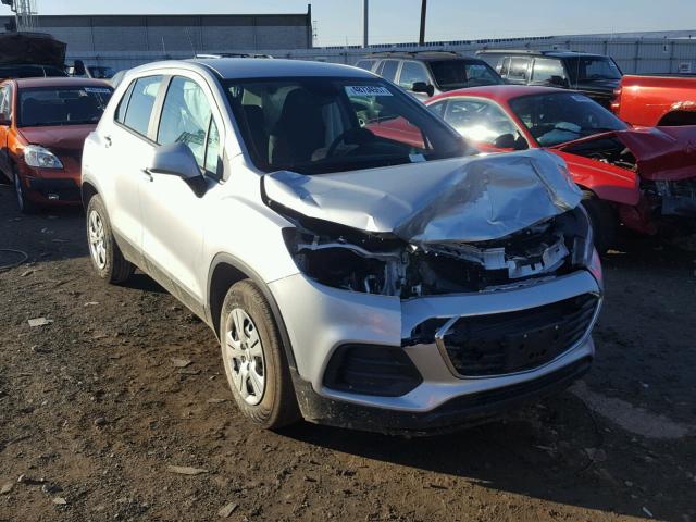 KL7CJKSB5HB058218 - 2017 CHEVROLET TRAX LS SILVER photo 1