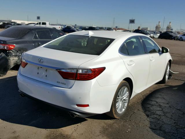 JTHBK1GG4F2161121 - 2015 LEXUS ES 350 WHITE photo 4