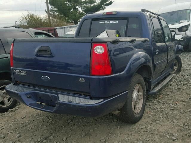 1FMZU77K64UC19793 - 2004 FORD EXPLORER S BLUE photo 4