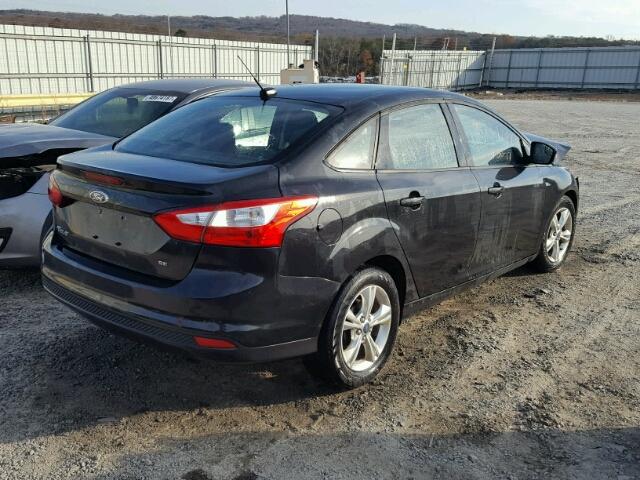 1FADP3F28DL299609 - 2013 FORD FOCUS SE BLACK photo 4