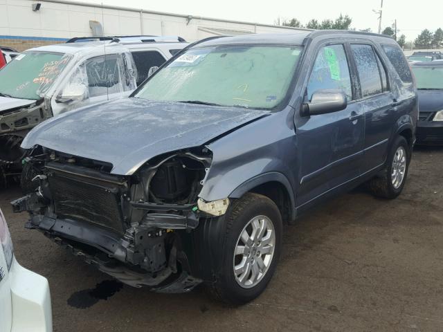 JHLRD789X6C034691 - 2006 HONDA CR-V SE GRAY photo 2