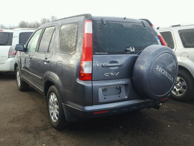 JHLRD789X6C034691 - 2006 HONDA CR-V SE GRAY photo 3