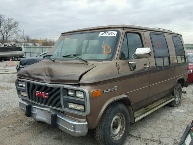 1GDEG25H9SF554791 - 1995 GMC RALLY WAGO BROWN photo 2