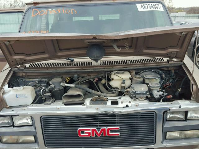 1GDEG25H9SF554791 - 1995 GMC RALLY WAGO BROWN photo 7