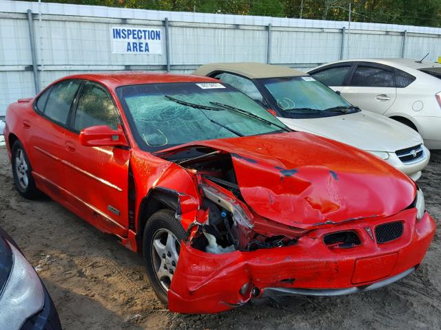 1G2WP5214WF309666 - 1998 PONTIAC GRAND PRIX RED photo 1