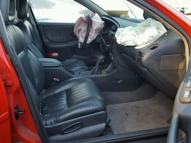 1G2WP5214WF309666 - 1998 PONTIAC GRAND PRIX წითელი ფოტო 5