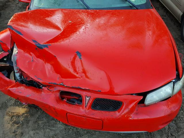 1G2WP5214WF309666 - 1998 PONTIAC GRAND PRIX RED photo 7