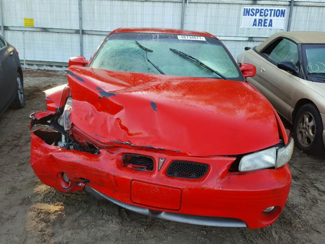 1G2WP5214WF309666 - 1998 PONTIAC GRAND PRIX წითელი ფოტო 9