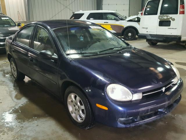 1P3ES46C2YD836406 - 2000 PLYMOUTH NEON BASE 蓝色 照片 1