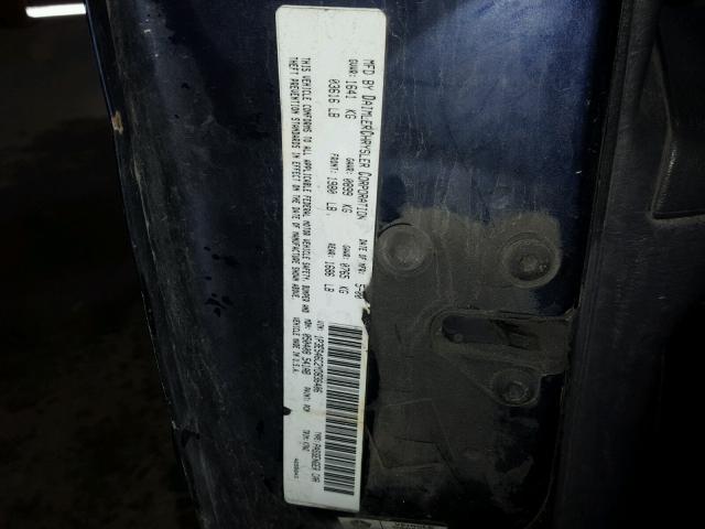 1P3ES46C2YD836406 - 2000 PLYMOUTH NEON BASE 蓝色 照片 10