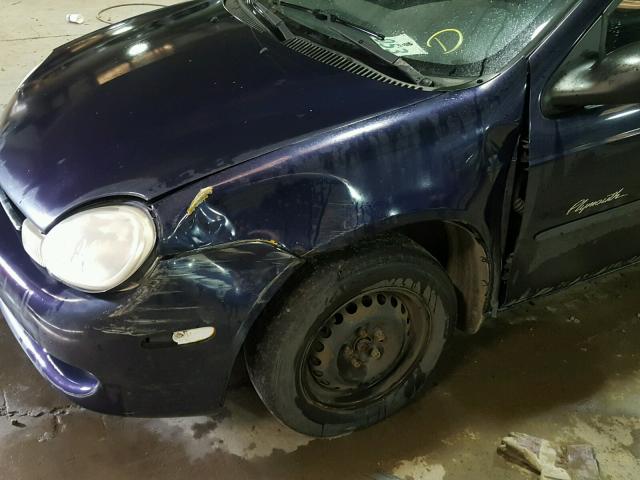 1P3ES46C2YD836406 - 2000 PLYMOUTH NEON BASE 蓝色 照片 9