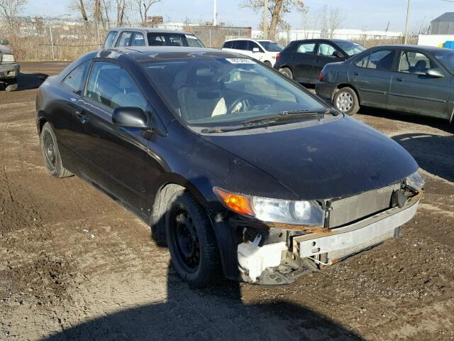 2HGFG11857H012765 - 2007 HONDA CIVIC EX BLACK photo 1