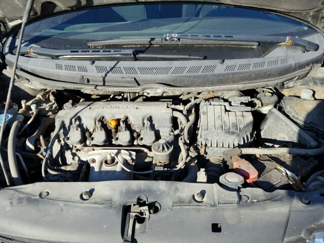 2HGFG11857H012765 - 2007 HONDA CIVIC EX BLACK photo 7