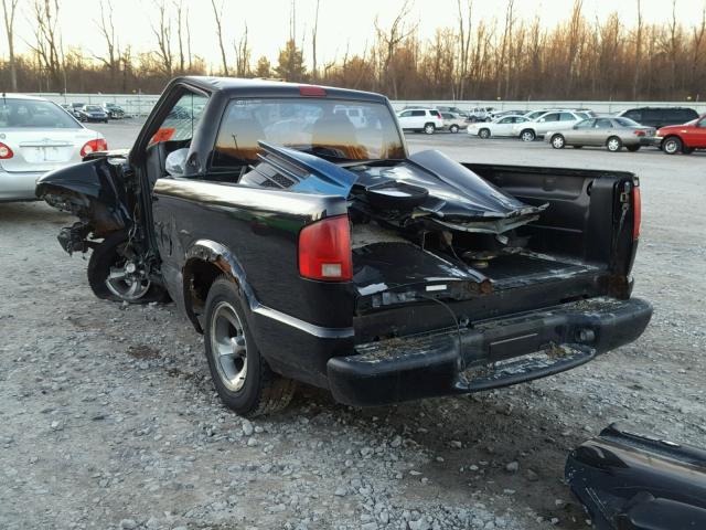 1GCCS14H538167926 - 2003 CHEVROLET S TRUCK S1 BLACK photo 3