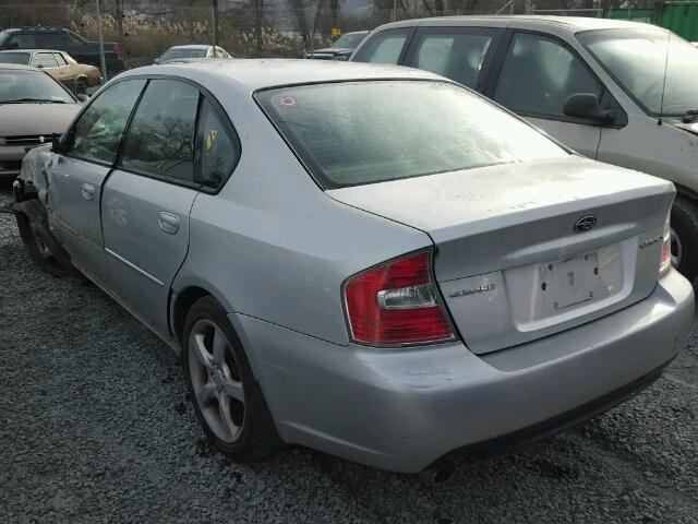 4S3BL626867203691 - 2006 SUBARU LEGACY 2.5 SILVER photo 3