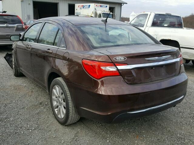 1C3CCBBB7DN500930 - 2013 CHRYSLER 200 TOURIN BROWN photo 3