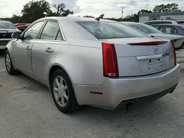 1G6DF577780175778 - 2008 CADILLAC CTS SILVER photo 3