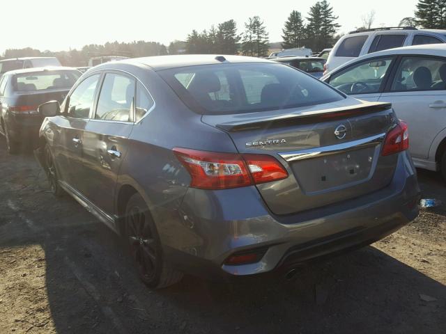 3N1AB7AP5HY364261 - 2017 NISSAN SENTRA S GRAY photo 3