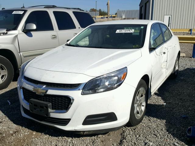 1G11B5SL6FF163558 - 2015 CHEVROLET MALIBU LS WHITE photo 2