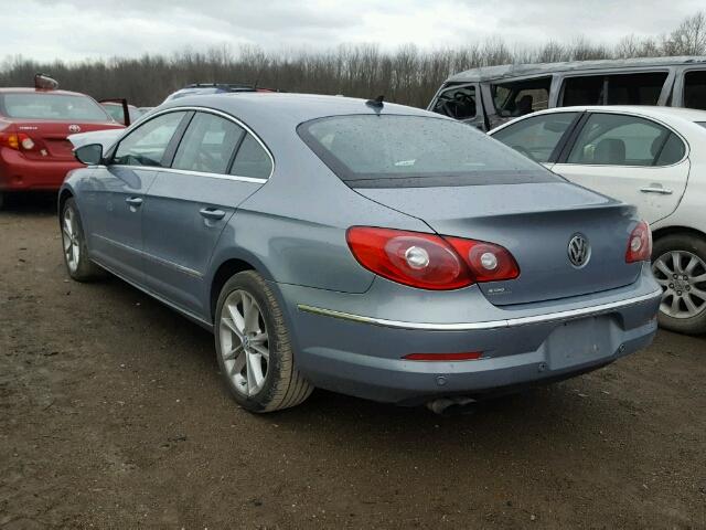 WVWHL73C39E549460 - 2009 VOLKSWAGEN CC LUXURY BLUE photo 3