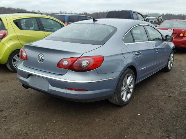 WVWHL73C39E549460 - 2009 VOLKSWAGEN CC LUXURY BLUE photo 4