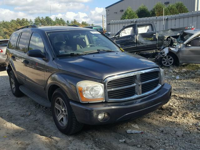 1D4HB48N74F201274 - 2004 DODGE DURANGO SL GRAY photo 1