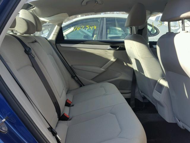 1VWAT7A33GC009536 - 2016 VOLKSWAGEN PASSAT S ლურჯი ფოტო 6