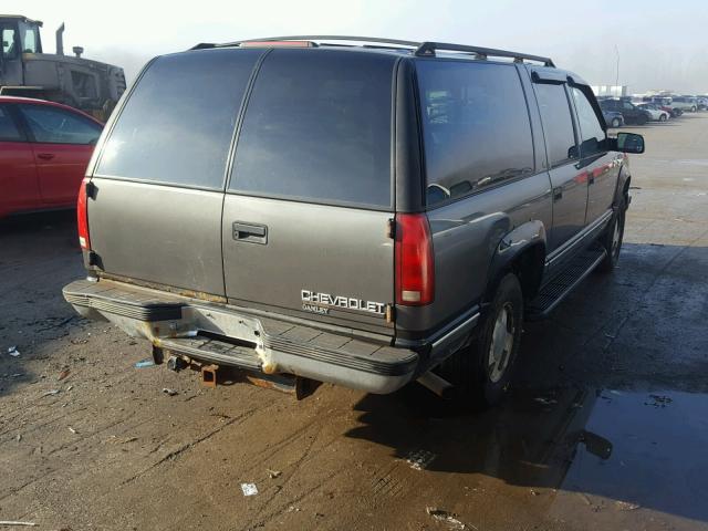 1GNFK16R4XJ407167 - 1999 CHEVROLET SUBURBAN K GRAY photo 4