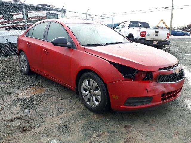 1G1PL5SH8E7169972 - 2014 CHEVROLET CRUZE LS RED photo 1