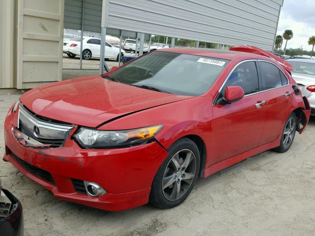 JH4CU2F86CC021589 - 2012 ACURA TSX SE RED photo 2