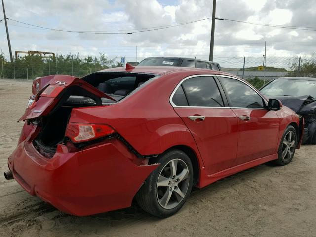 JH4CU2F86CC021589 - 2012 ACURA TSX SE RED photo 4