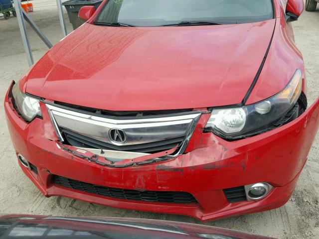 JH4CU2F86CC021589 - 2012 ACURA TSX SE RED photo 9