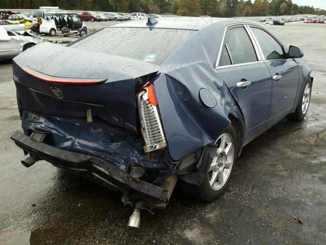 1G6DF577990124543 - 2009 CADILLAC CTS BLUE photo 4