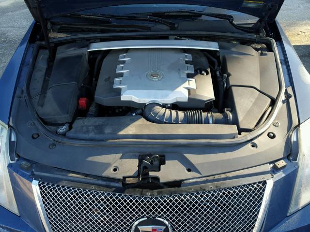 1G6DF577990124543 - 2009 CADILLAC CTS BLUE photo 7