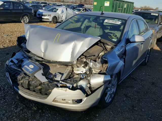 1G8ZV57BX9F187703 - 2009 SATURN AURA XR SILVER photo 2