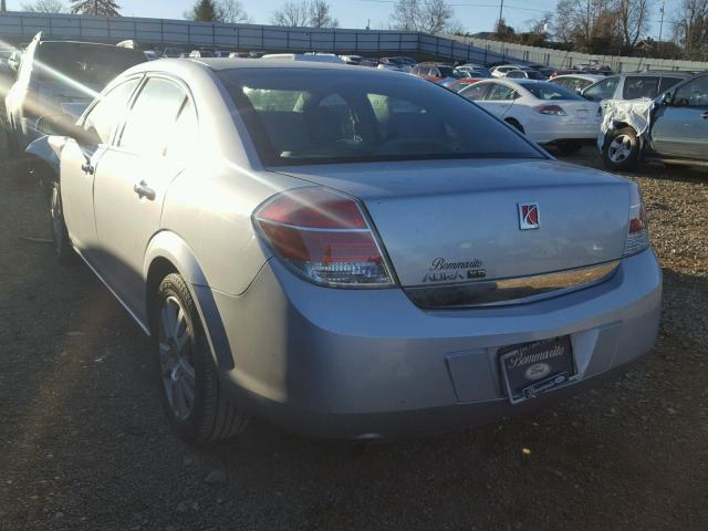 1G8ZV57BX9F187703 - 2009 SATURN AURA XR SILVER photo 3