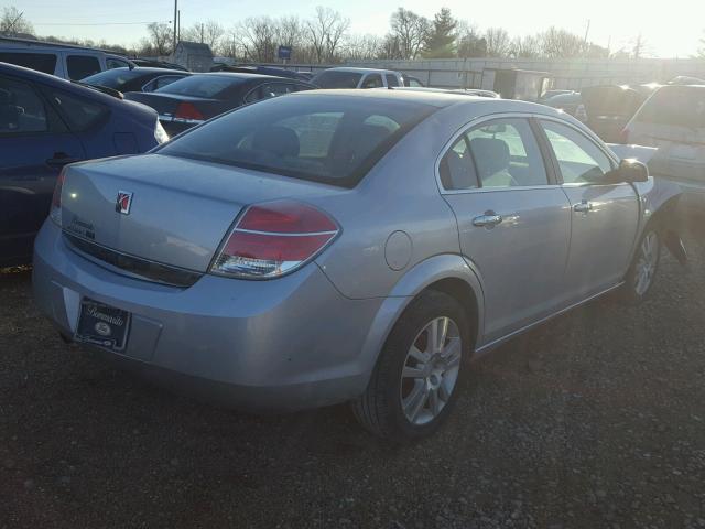 1G8ZV57BX9F187703 - 2009 SATURN AURA XR SILVER photo 4