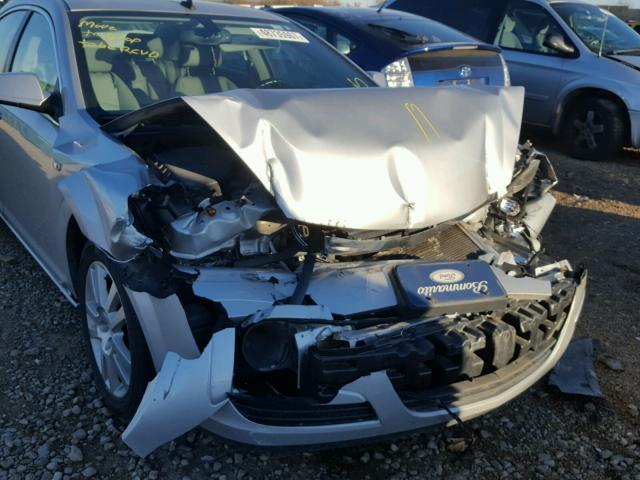 1G8ZV57BX9F187703 - 2009 SATURN AURA XR SILVER photo 9