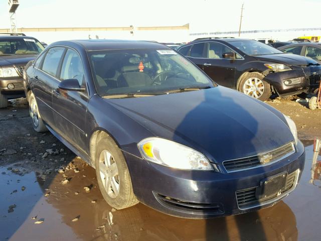 2G1WB57K991133830 - 2009 CHEVROLET IMPALA LS BLUE photo 1