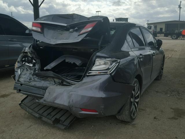 2HGFB2F94EH517280 - 2014 HONDA CIVIC EXL 灰色 照片 4