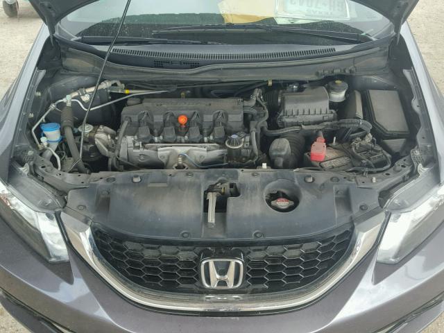 2HGFB2F94EH517280 - 2014 HONDA CIVIC EXL GRAY photo 7