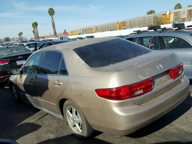 1HGCM56445A052694 - 2005 HONDA ACCORD LX GOLD photo 3