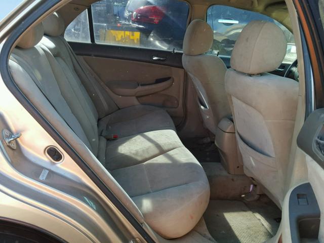 1HGCM56445A052694 - 2005 HONDA ACCORD LX GOLD photo 6