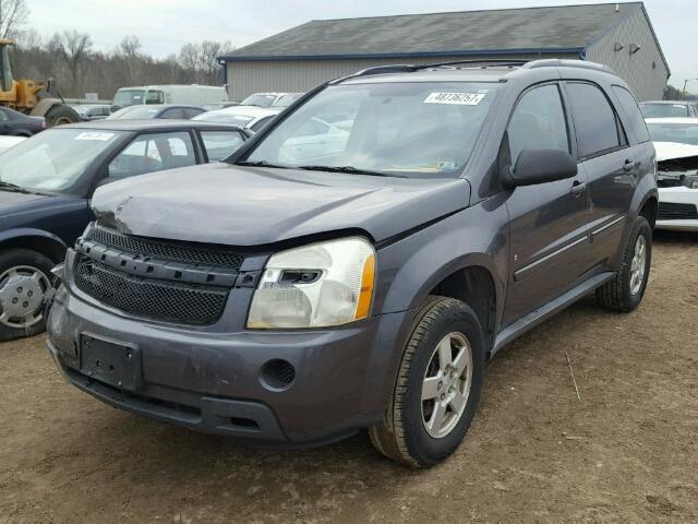 2CNDL63F476048142 - 2007 CHEVROLET EQUINOX LT GRAY photo 2